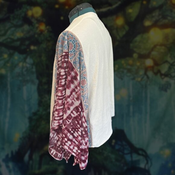 Grateful Dead Kimono-Sleeve Poncho | Handmade Upcycled - one size - Picture 3 of 5